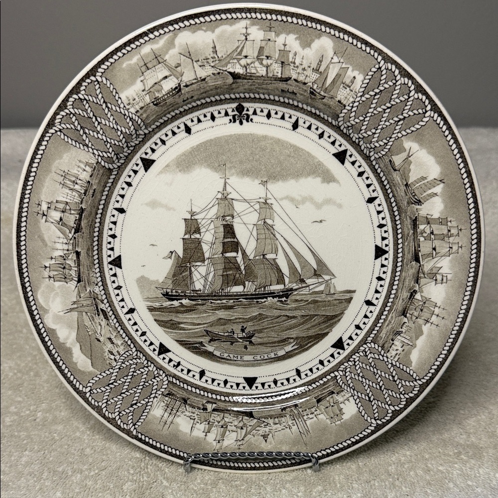 Wedgwood The American Clipper Ship Plate